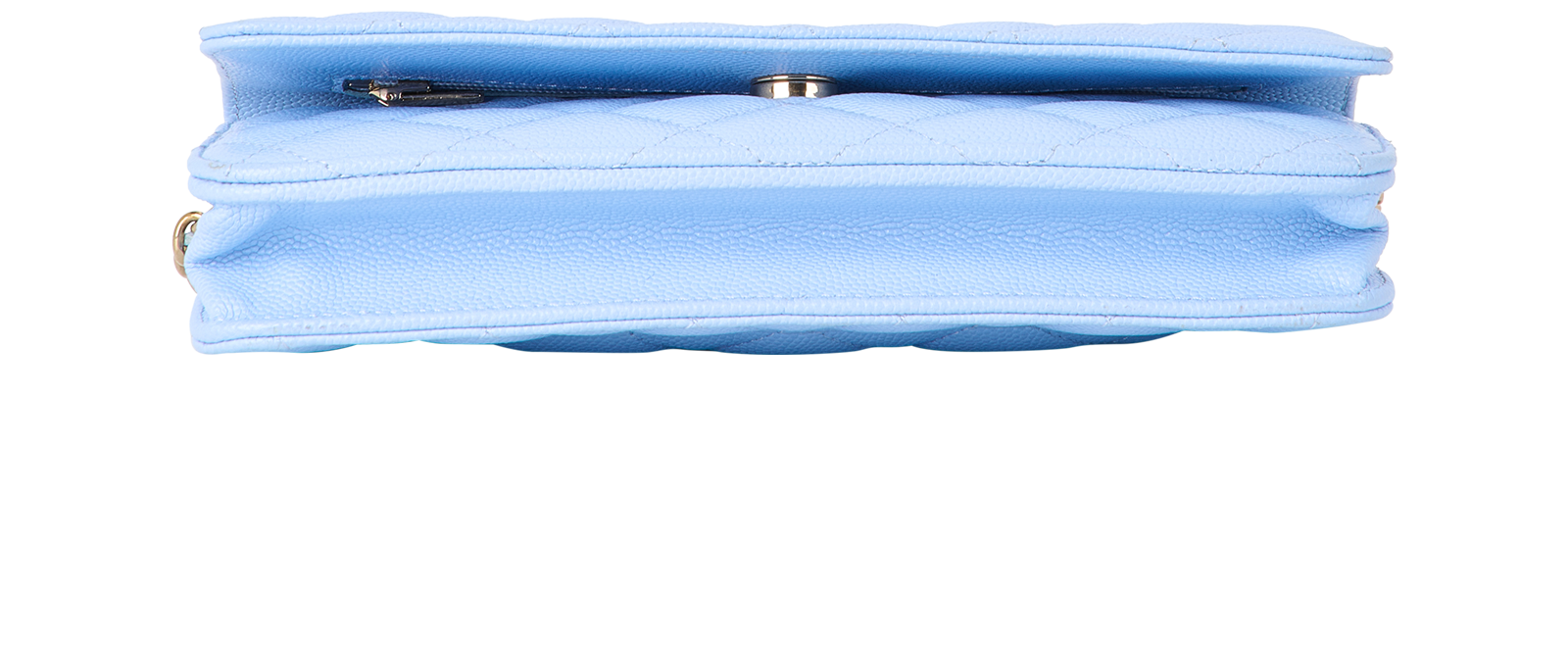 Wallet On Chain, &pound;1,800, Handbags, Blue, Caviar Leather, Top view